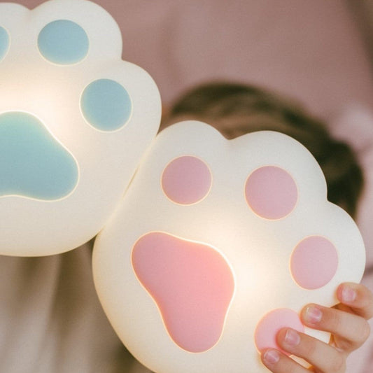 Paw Silicone Lamp - Pink