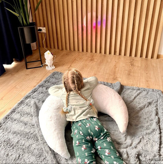 Handcrafted Giant Moon Pillow for Babies & Toddlers 