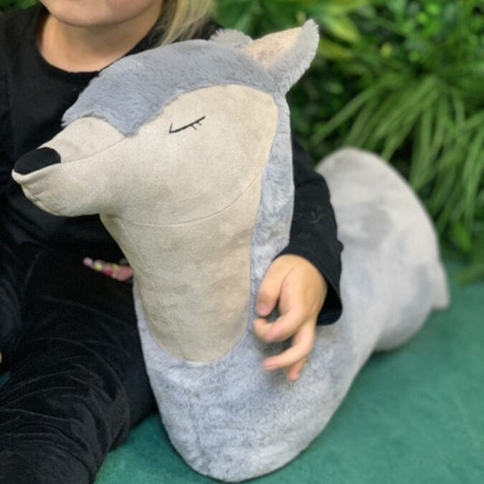 Handmade Wolf Soft Toy Pillow