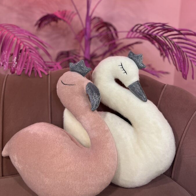 Handmade Pink Flamingo Soft Toy