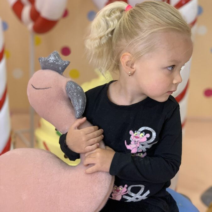 Handmade Pink Flamingo Soft Toy