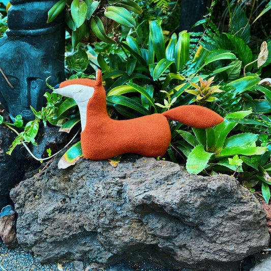 Handmade Fox Soft Toy Pillow