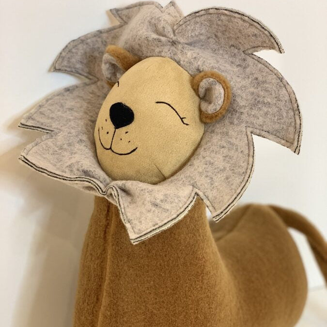 Handmade Lion Soft Toy Pillow
