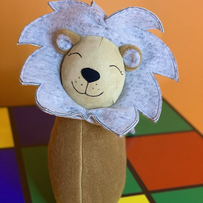 Handmade Lion Soft Toy Pillow