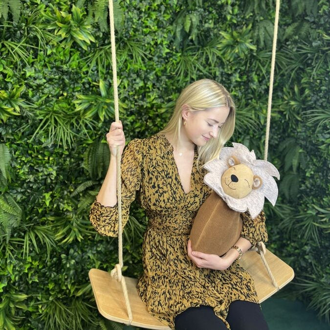 Handmade Lion Soft Toy Pillow