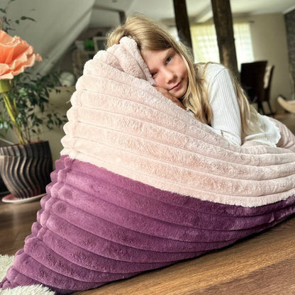 Kids Bean Bag Chair - Berry & Rose Mousse Duo