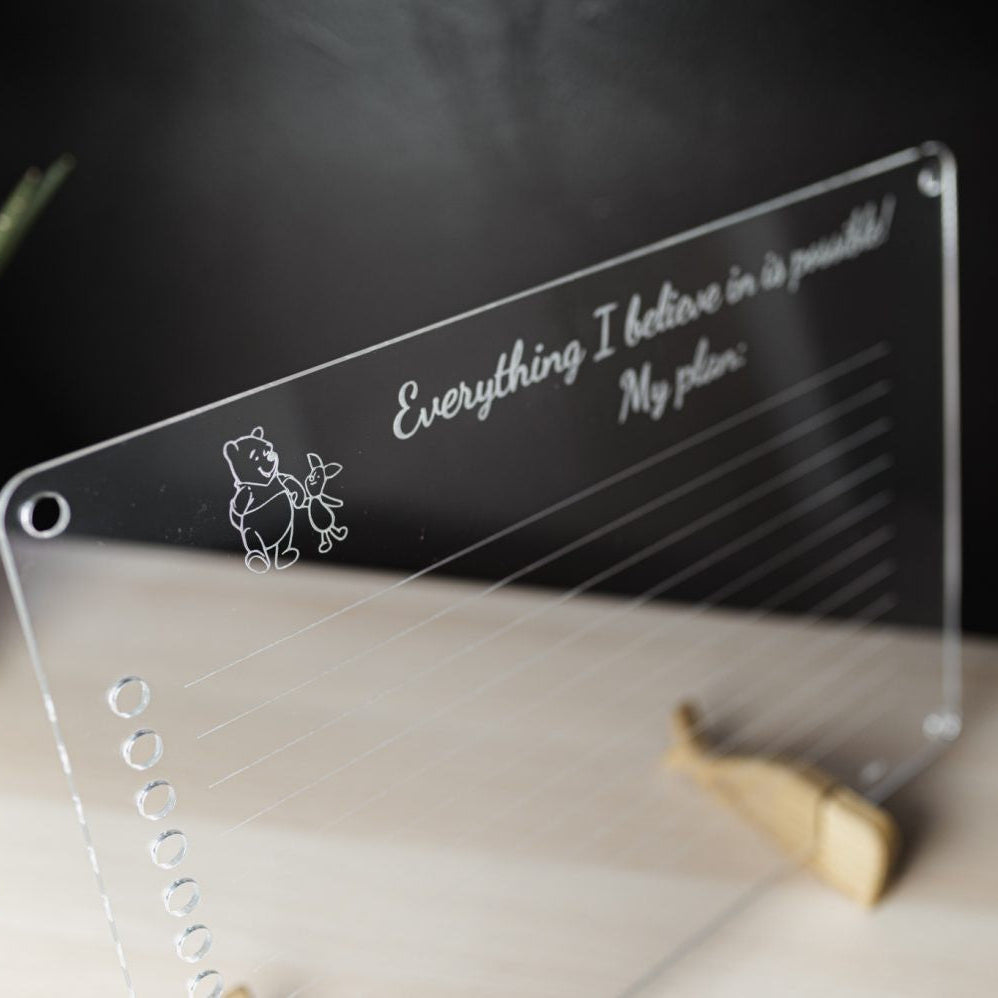 LUULA Acrylic Board - Preschool, Toddler Planner