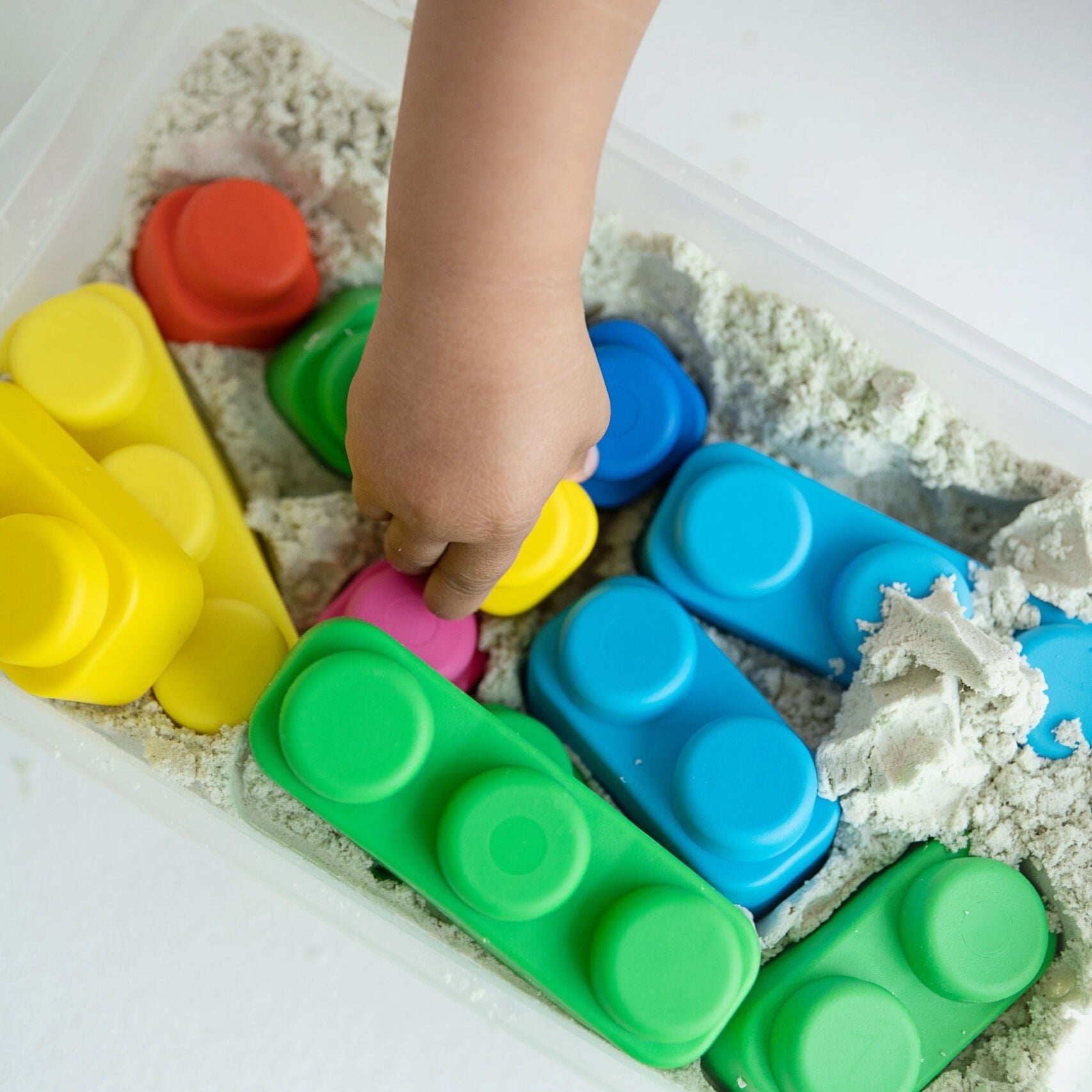 Soft Blocks Set With Wheels - 14 pcs