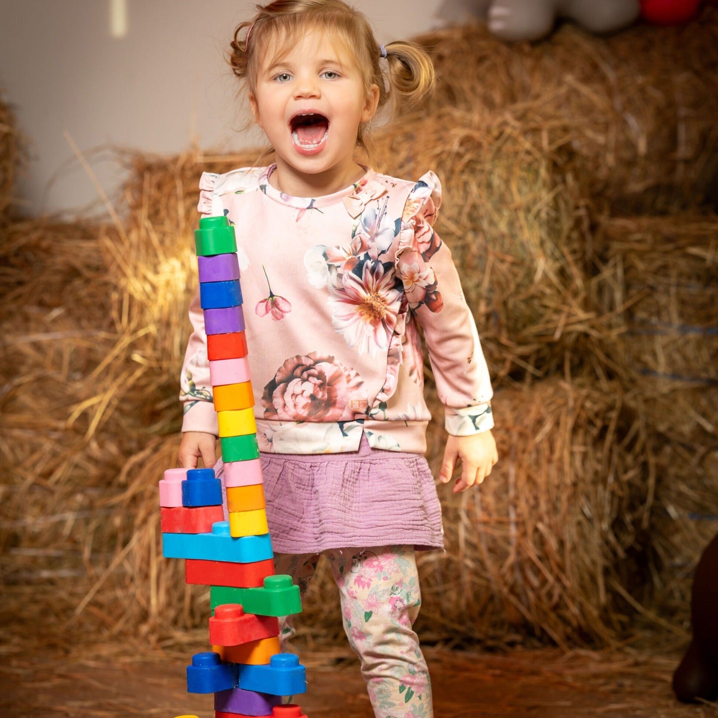 Soft Blocks Set With Wheels - 21 pcs 