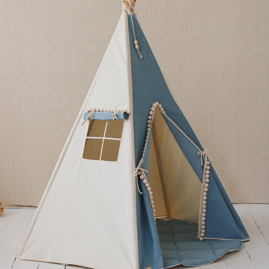 Teepee Tent - Jeans With Pompoms