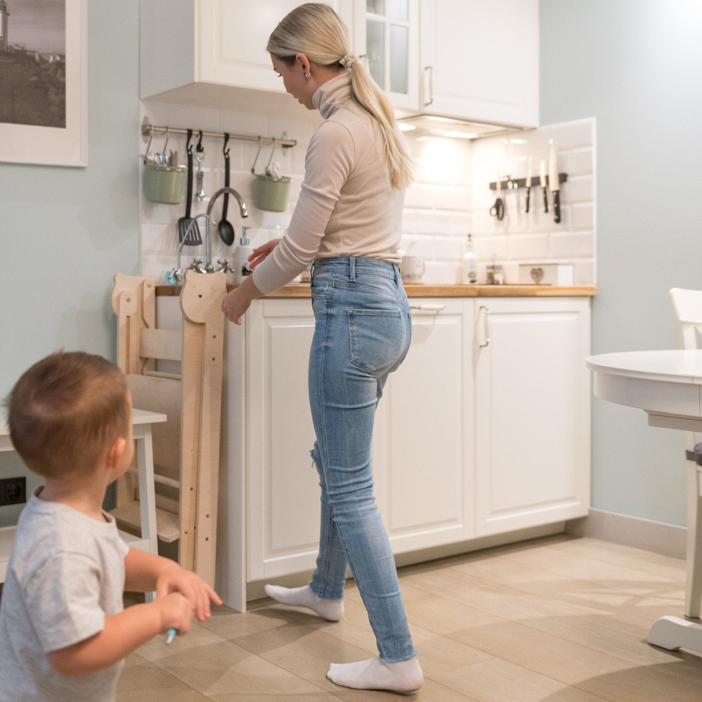 Trolley Kitchen Helper / Learning Table